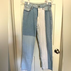 PacSun color block mom jeans